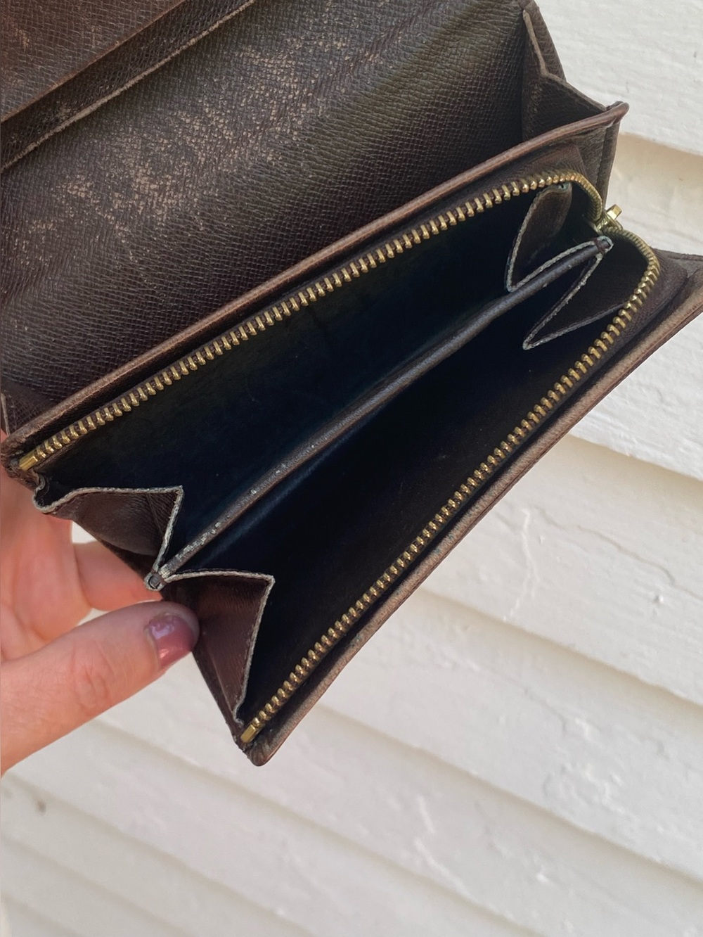 Louis Vuitton Brown Checkered Canvas Clutch Wallet - Picture 7 of 17
